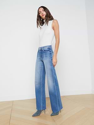 Scottie Wide-Leg Jean jean L'AGENCE   